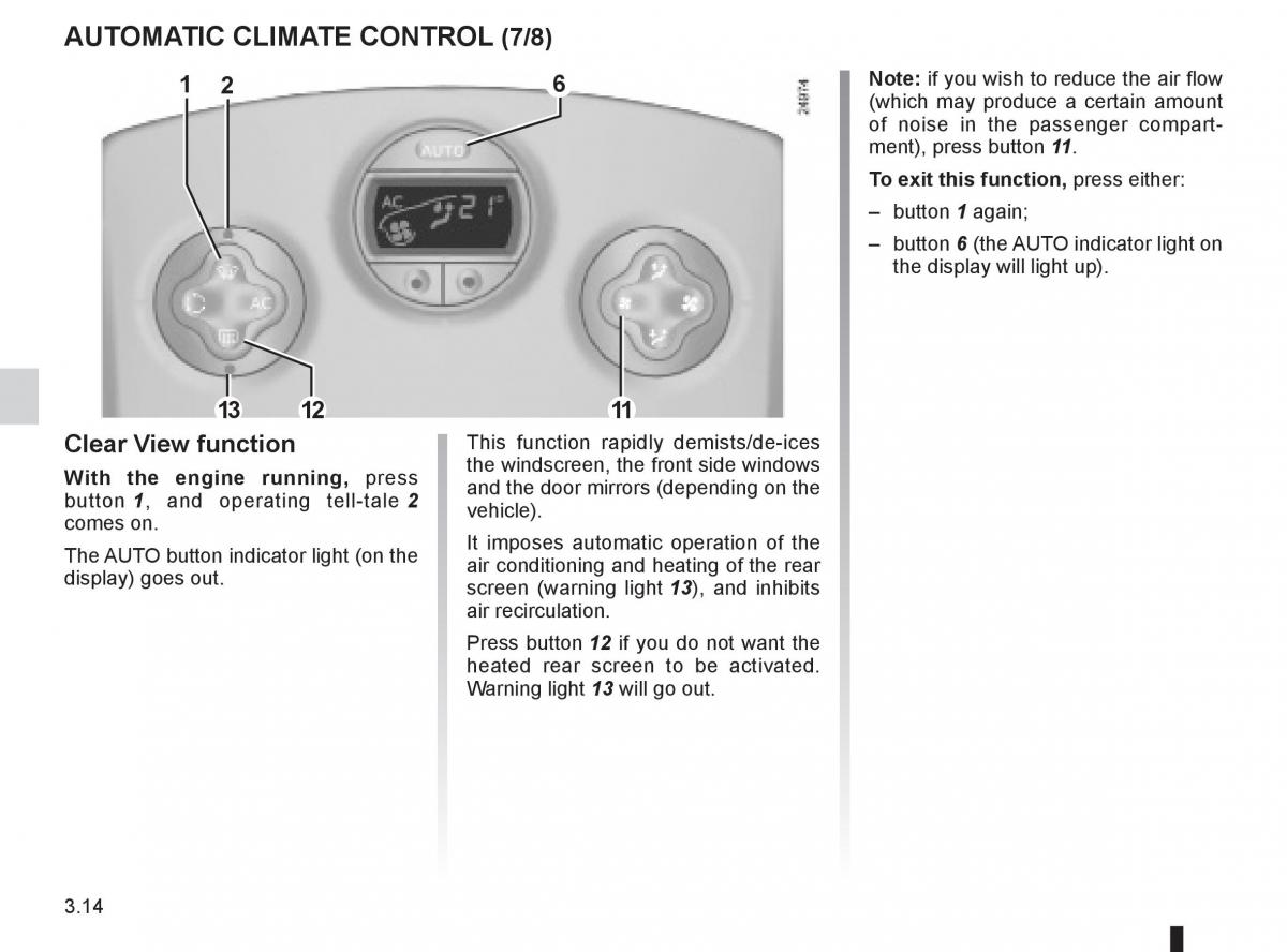 Renault Clio III 3 owners manual / page 144