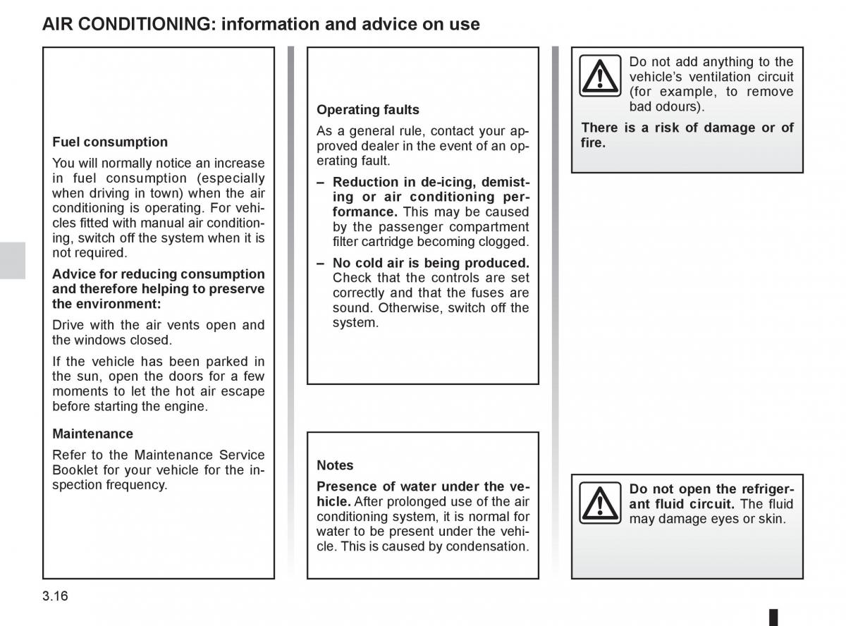 Renault Clio III 3 owners manual / page 146