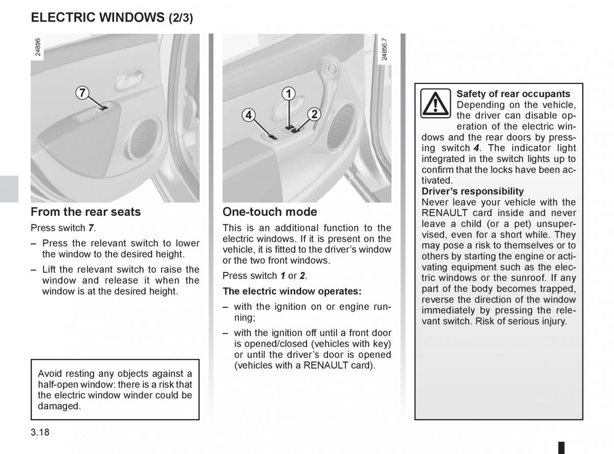 Renault Clio III 3 owners manual / page 148