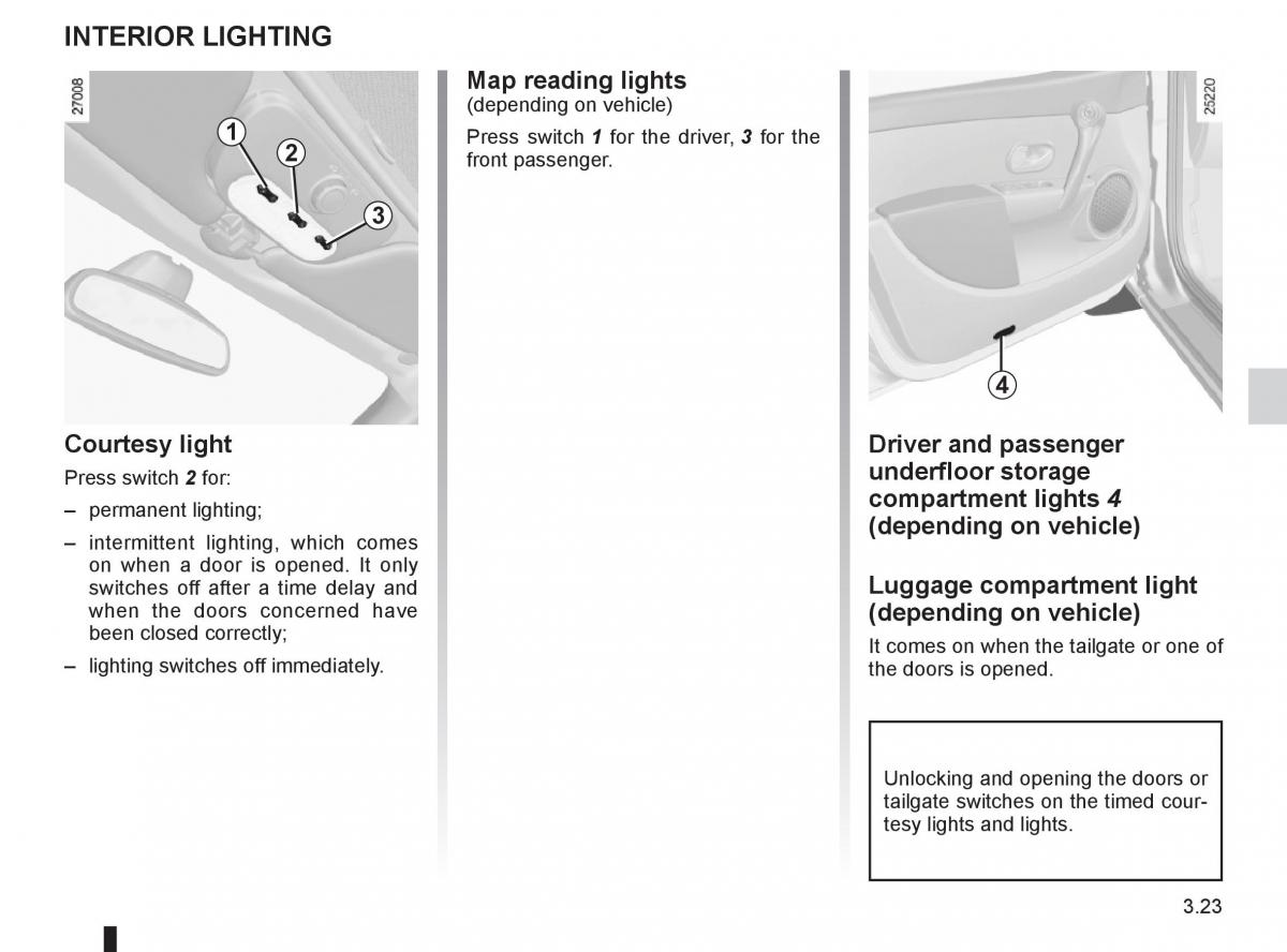 Renault Clio III 3 owners manual / page 153