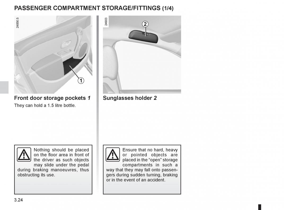 Renault Clio III 3 owners manual / page 154