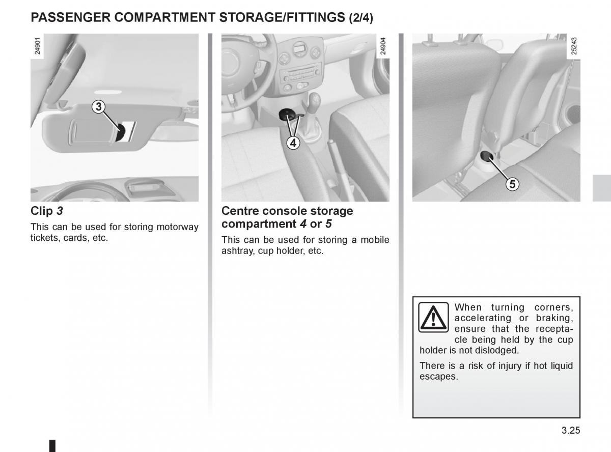 Renault Clio III 3 owners manual / page 155