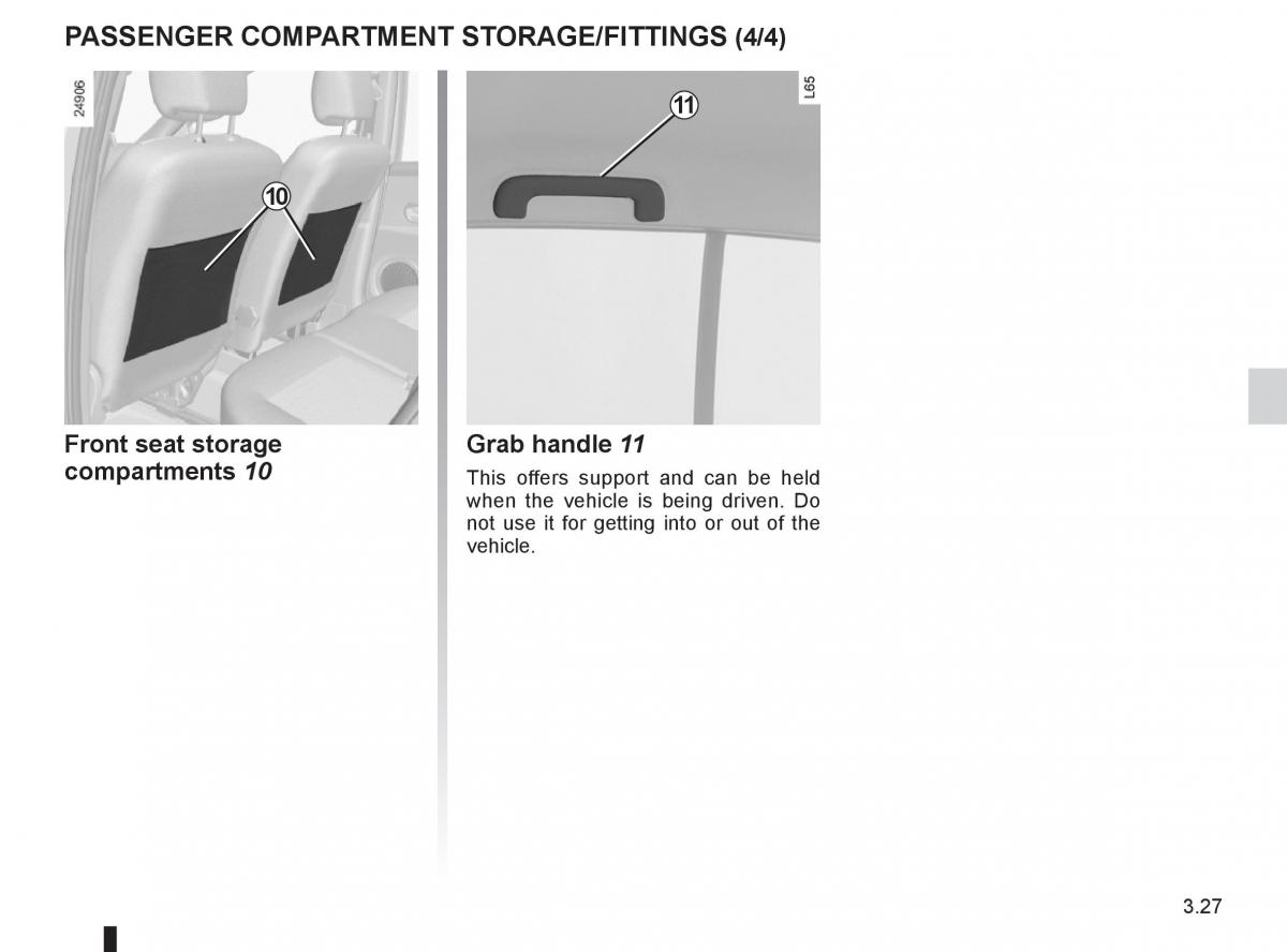 Renault Clio III 3 owners manual / page 157