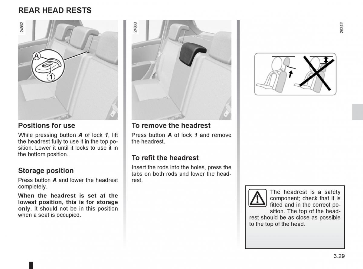 Renault Clio III 3 owners manual / page 159