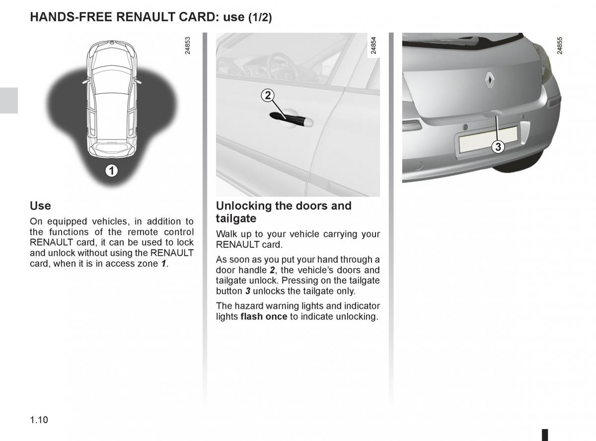 Renault Clio III 3 owners manual / page 16