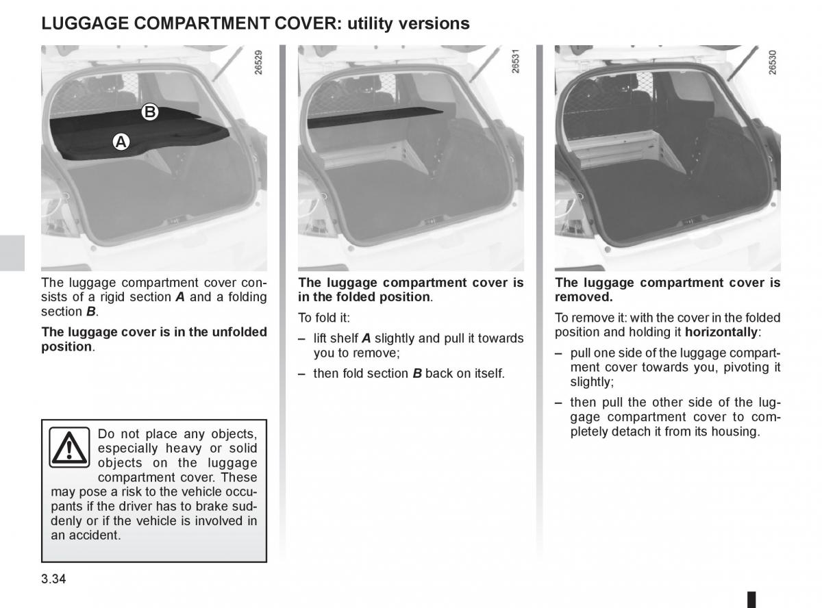 Renault Clio III 3 owners manual / page 164