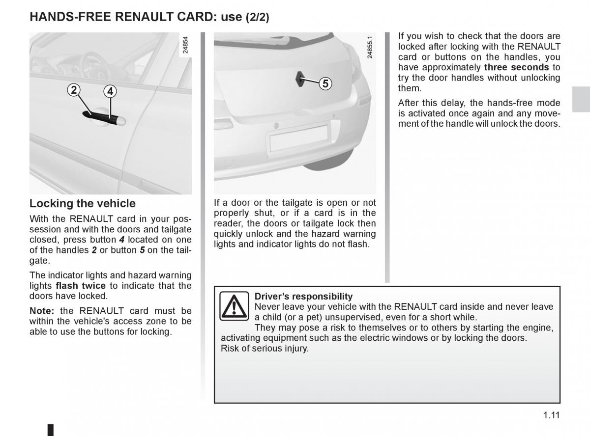 Renault Clio III 3 owners manual / page 17