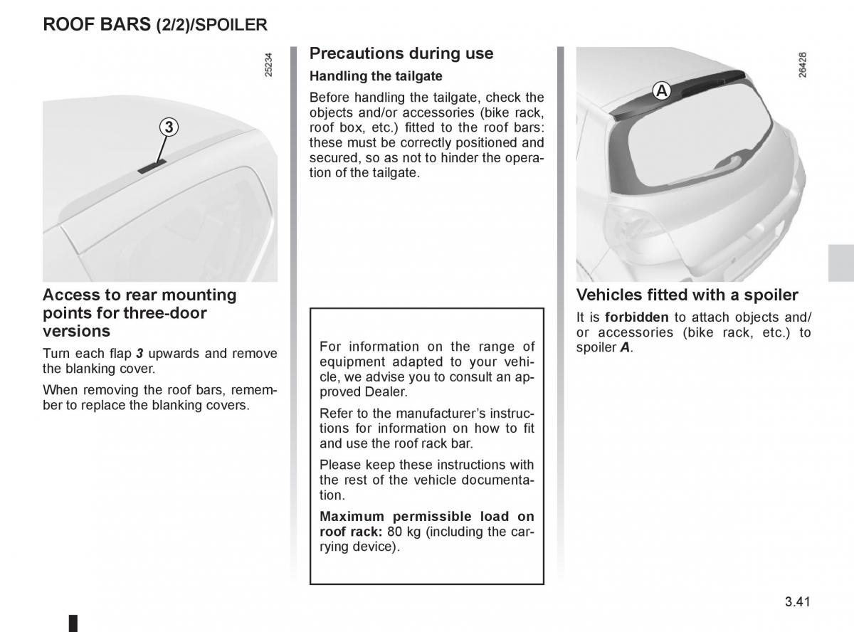 Renault Clio III 3 owners manual / page 171