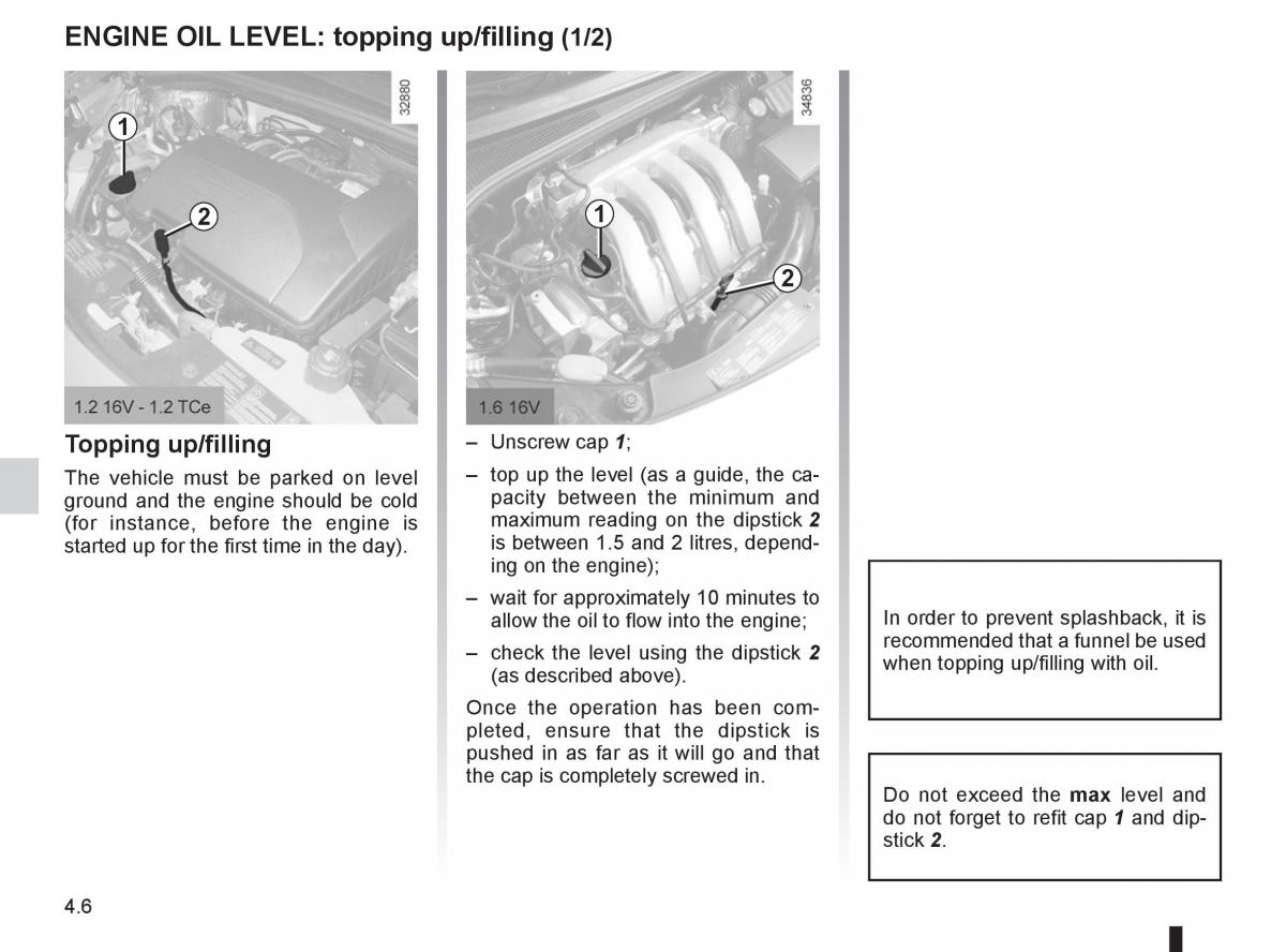 Renault Clio III 3 owners manual / page 178