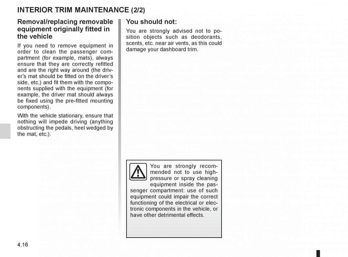 Renault Clio III 3 owners manual / page 188