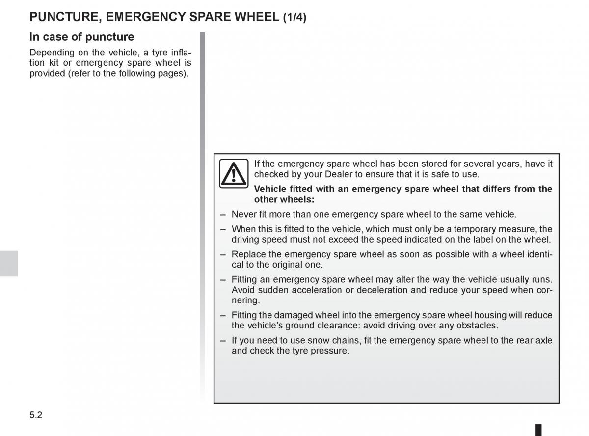 Renault Clio III 3 owners manual / page 190