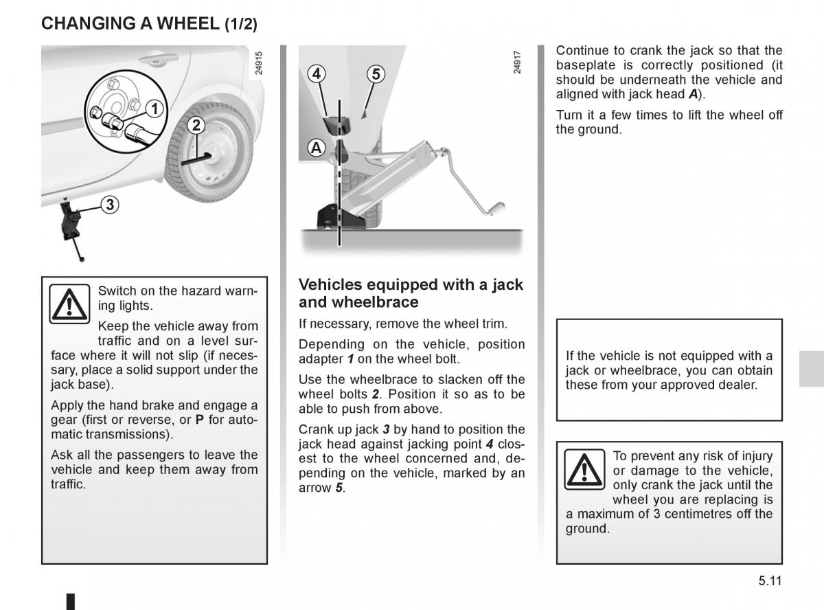 Renault Clio III 3 owners manual / page 199