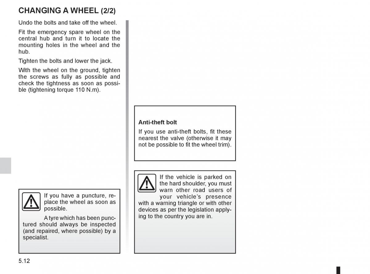 Renault Clio III 3 owners manual / page 200