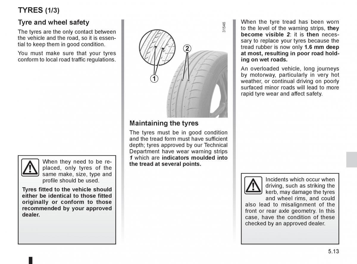 Renault Clio III 3 owners manual / page 201