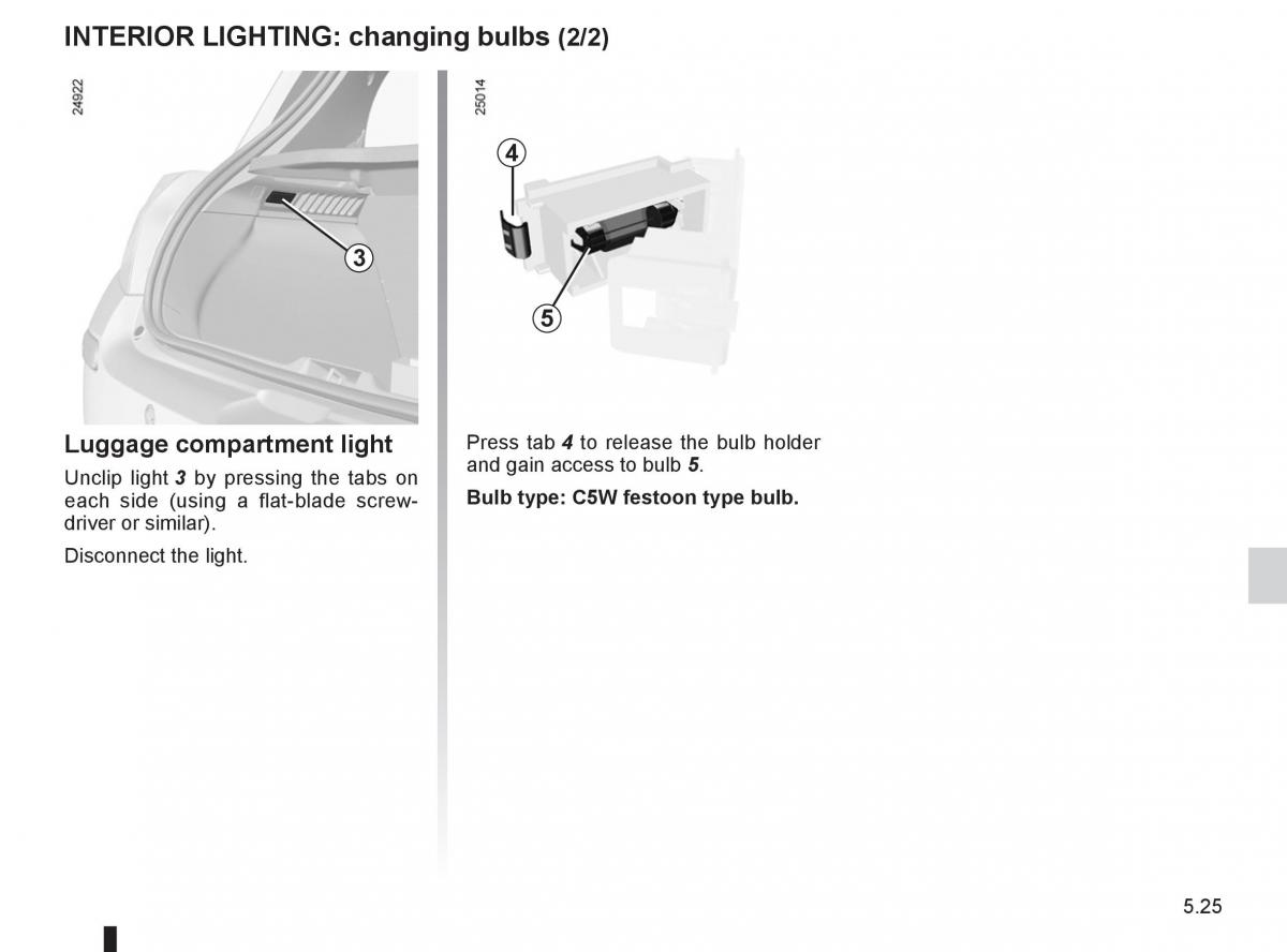 Renault Clio III 3 owners manual / page 213