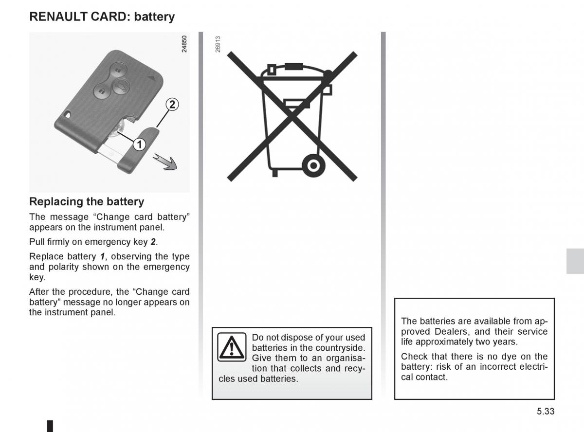 Renault Clio III 3 owners manual / page 221