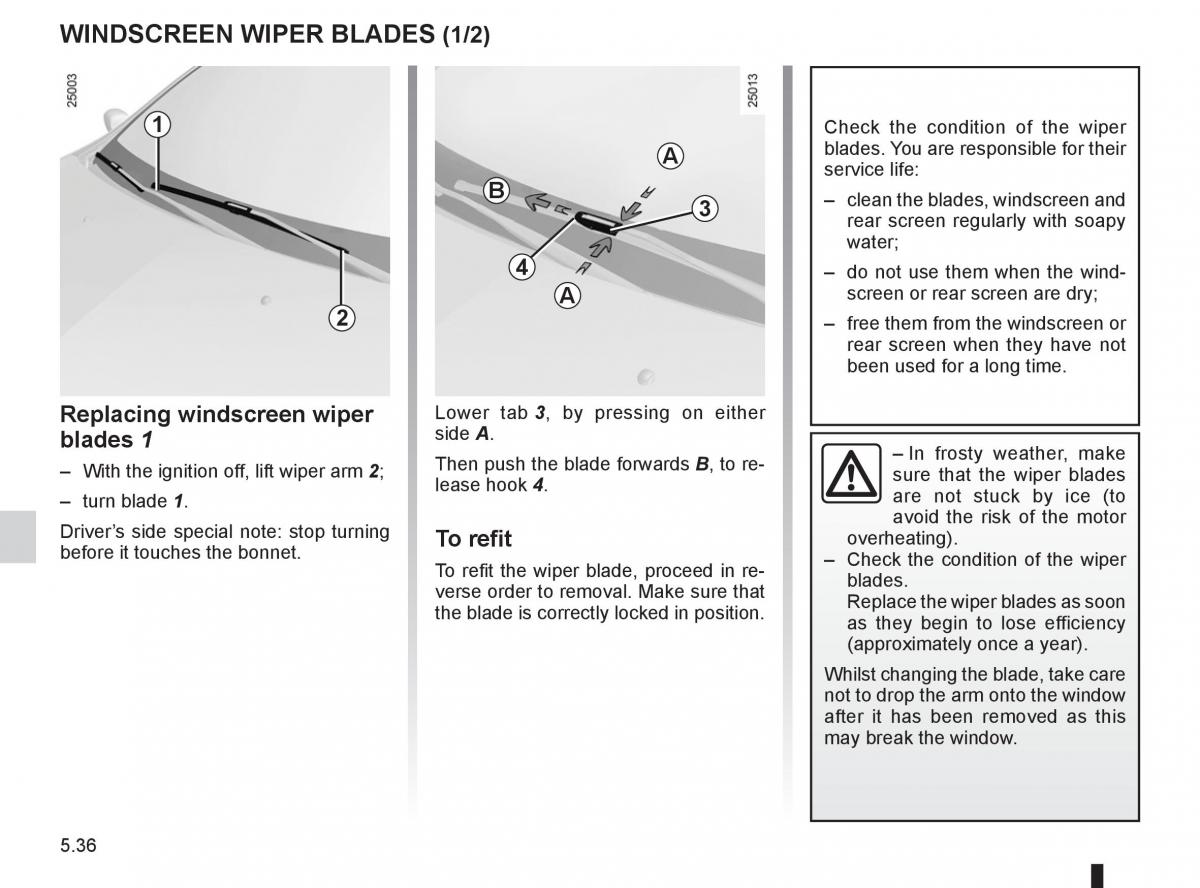 Renault Clio III 3 owners manual / page 224