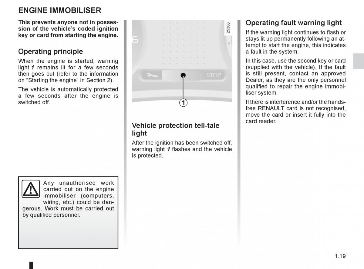 Renault Clio III 3 owners manual / page 25