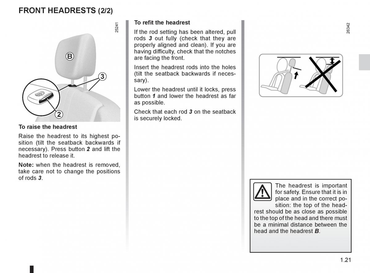 Renault Clio III 3 owners manual / page 27