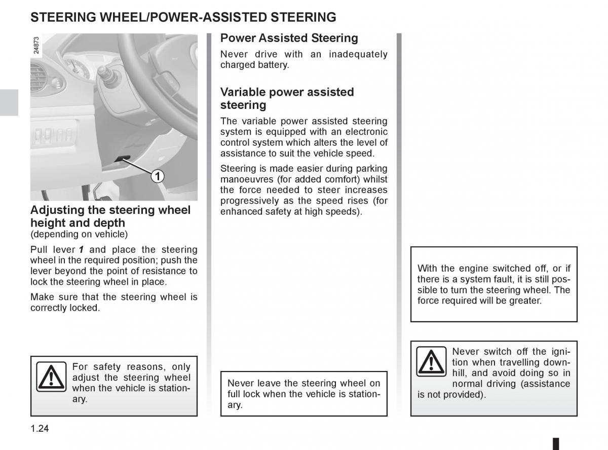 Renault Clio III 3 owners manual / page 30