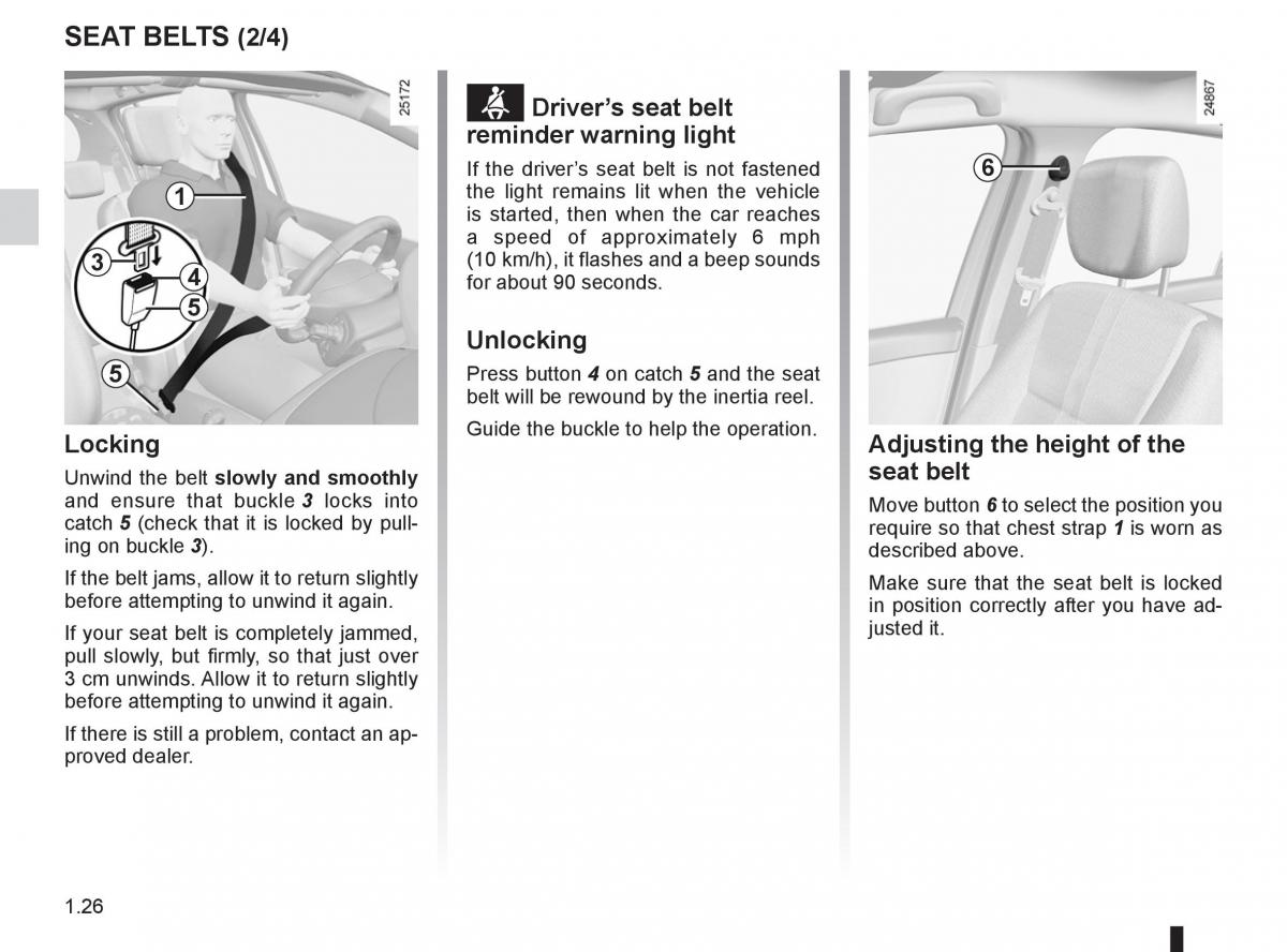 Renault Clio III 3 owners manual / page 32