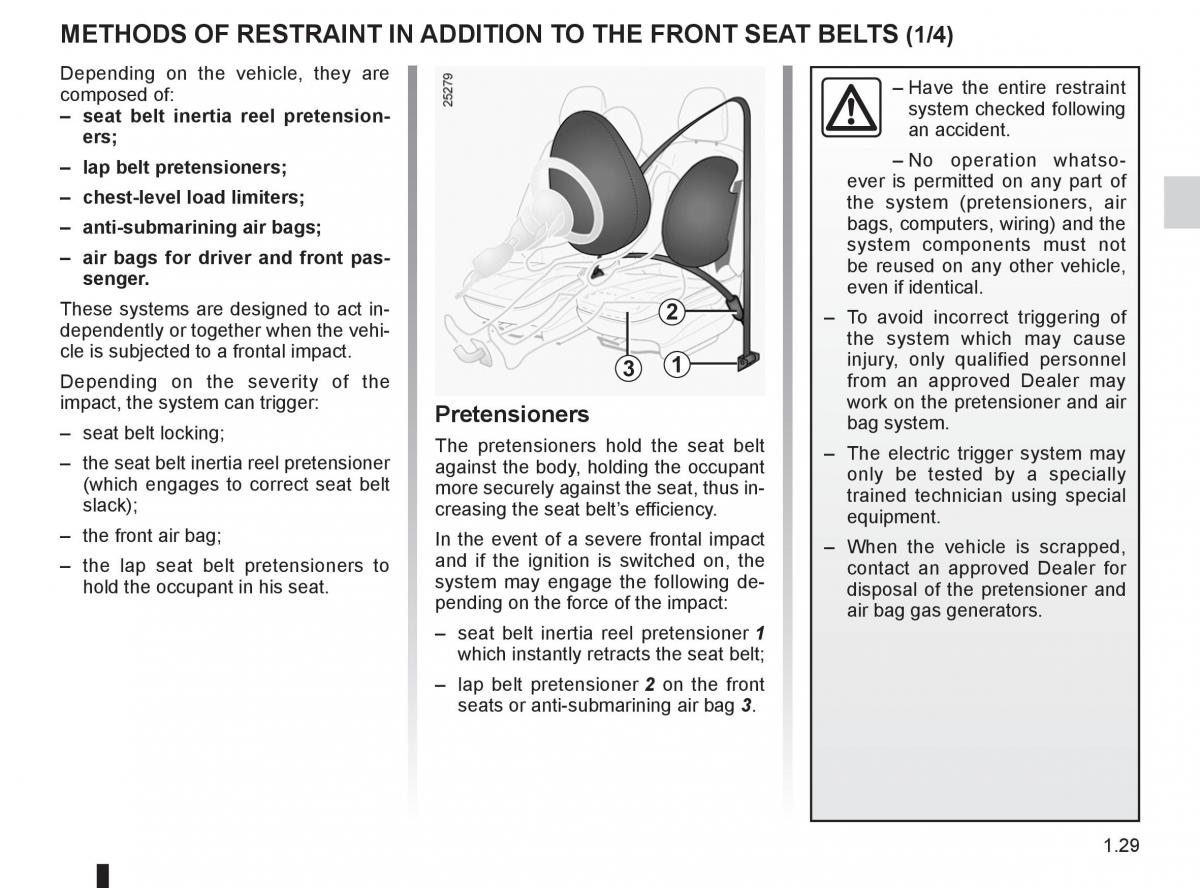 Renault Clio III 3 owners manual / page 35