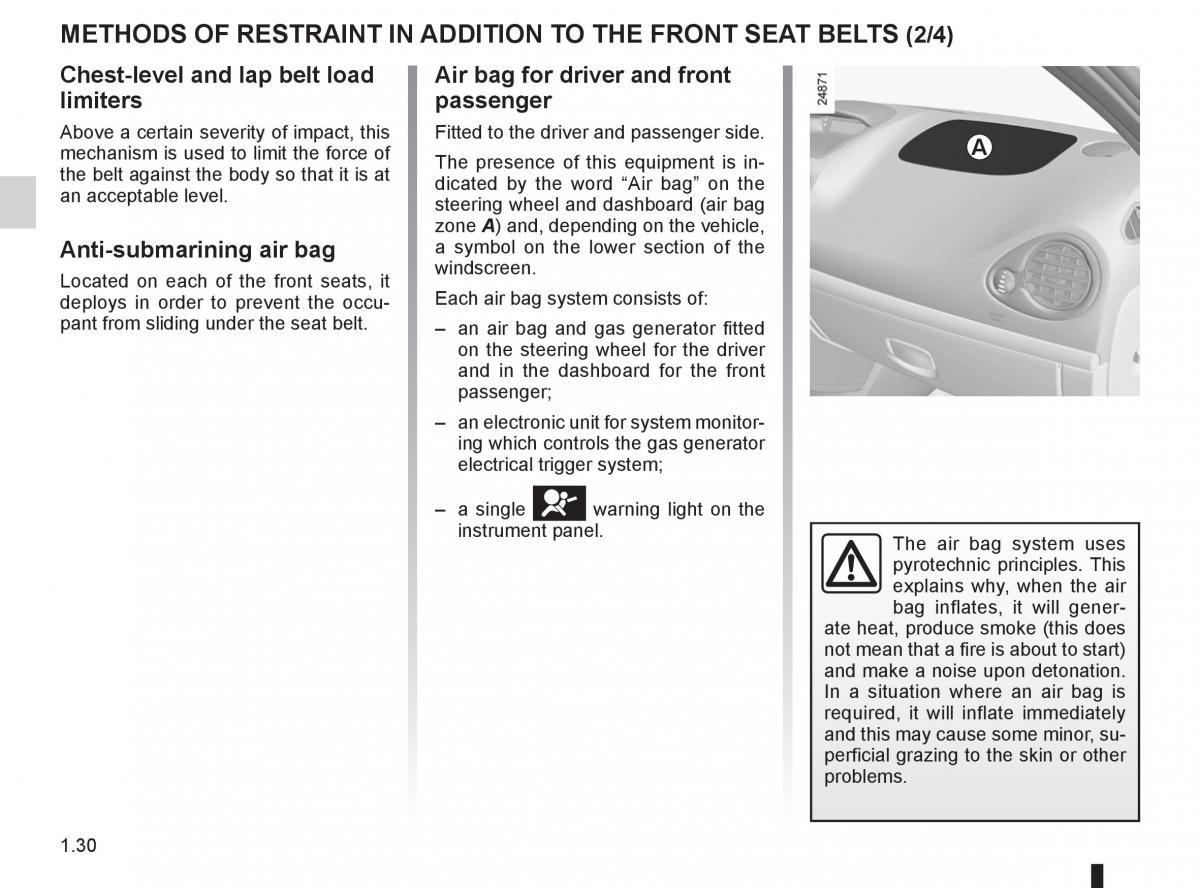 Renault Clio III 3 owners manual / page 36