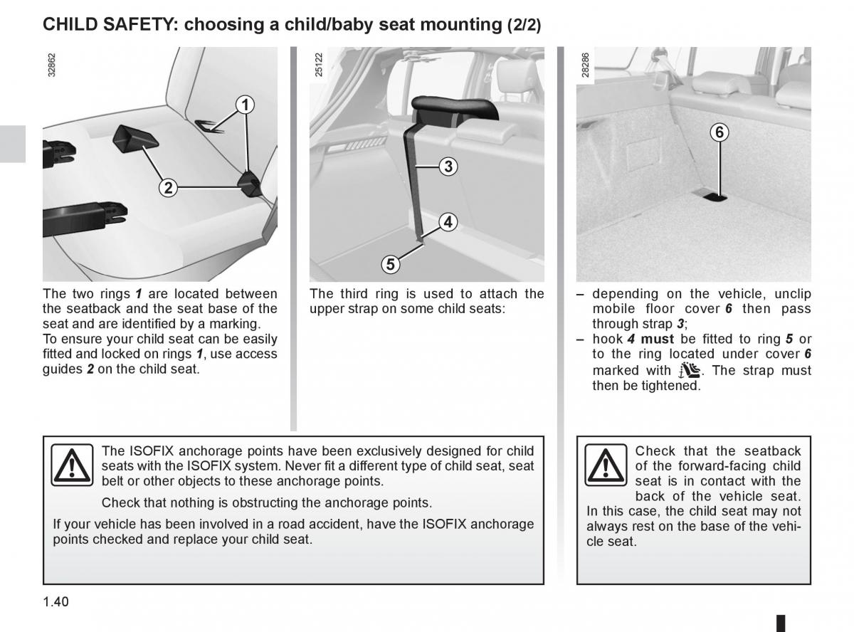 Renault Clio III 3 owners manual / page 46