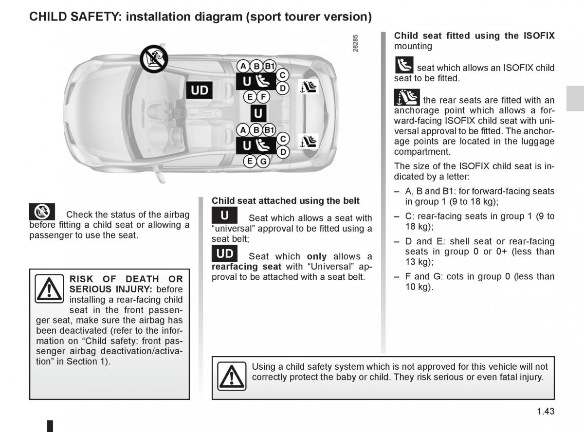 Renault Clio III 3 owners manual / page 49