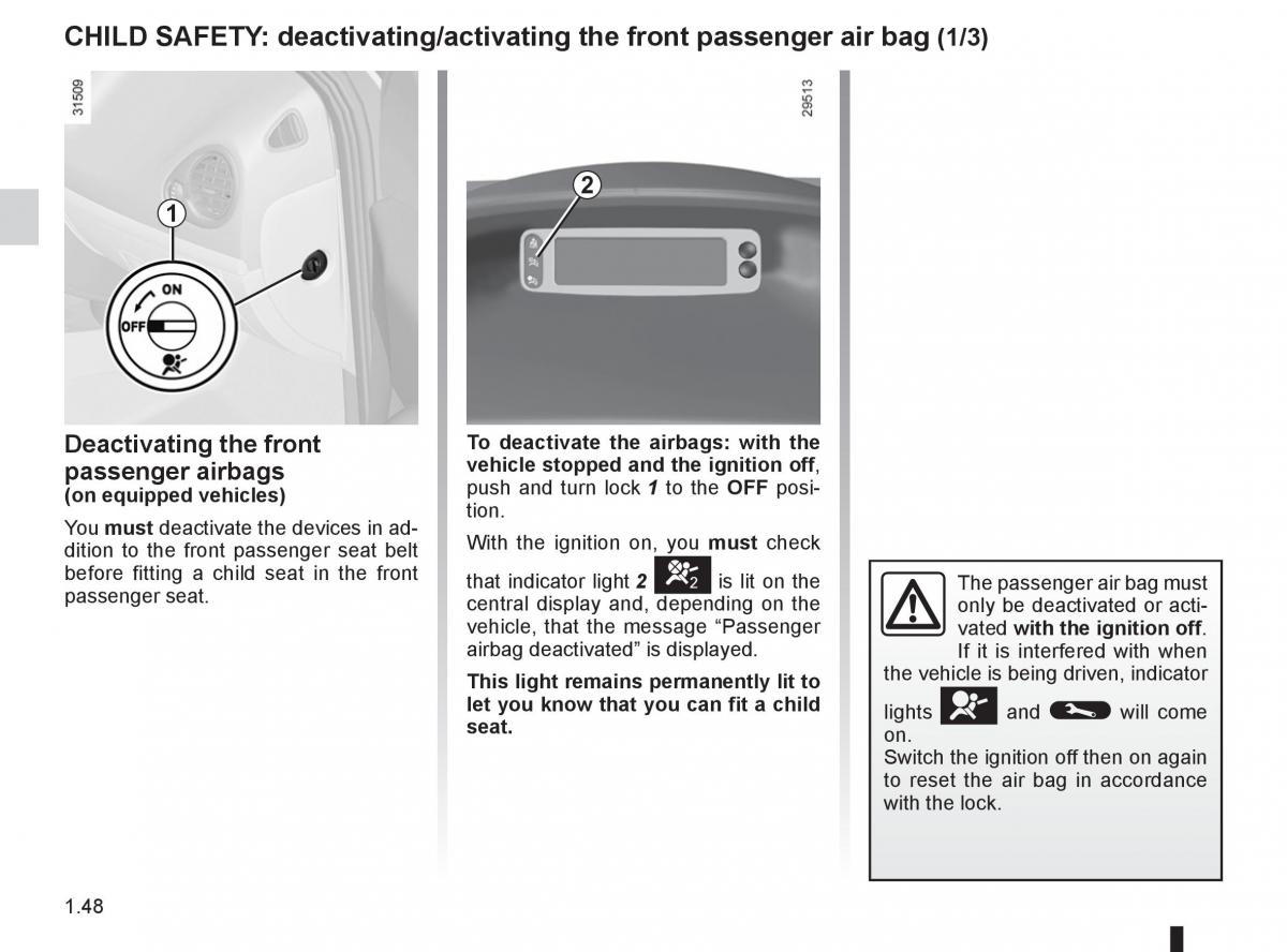 Renault Clio III 3 owners manual / page 54