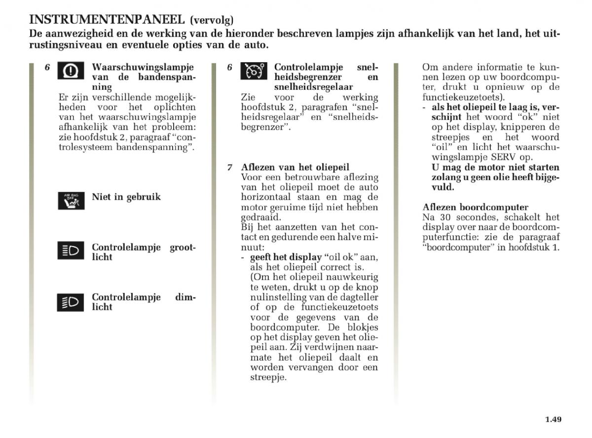 Renault Laguna II 2 handleiding / page 55