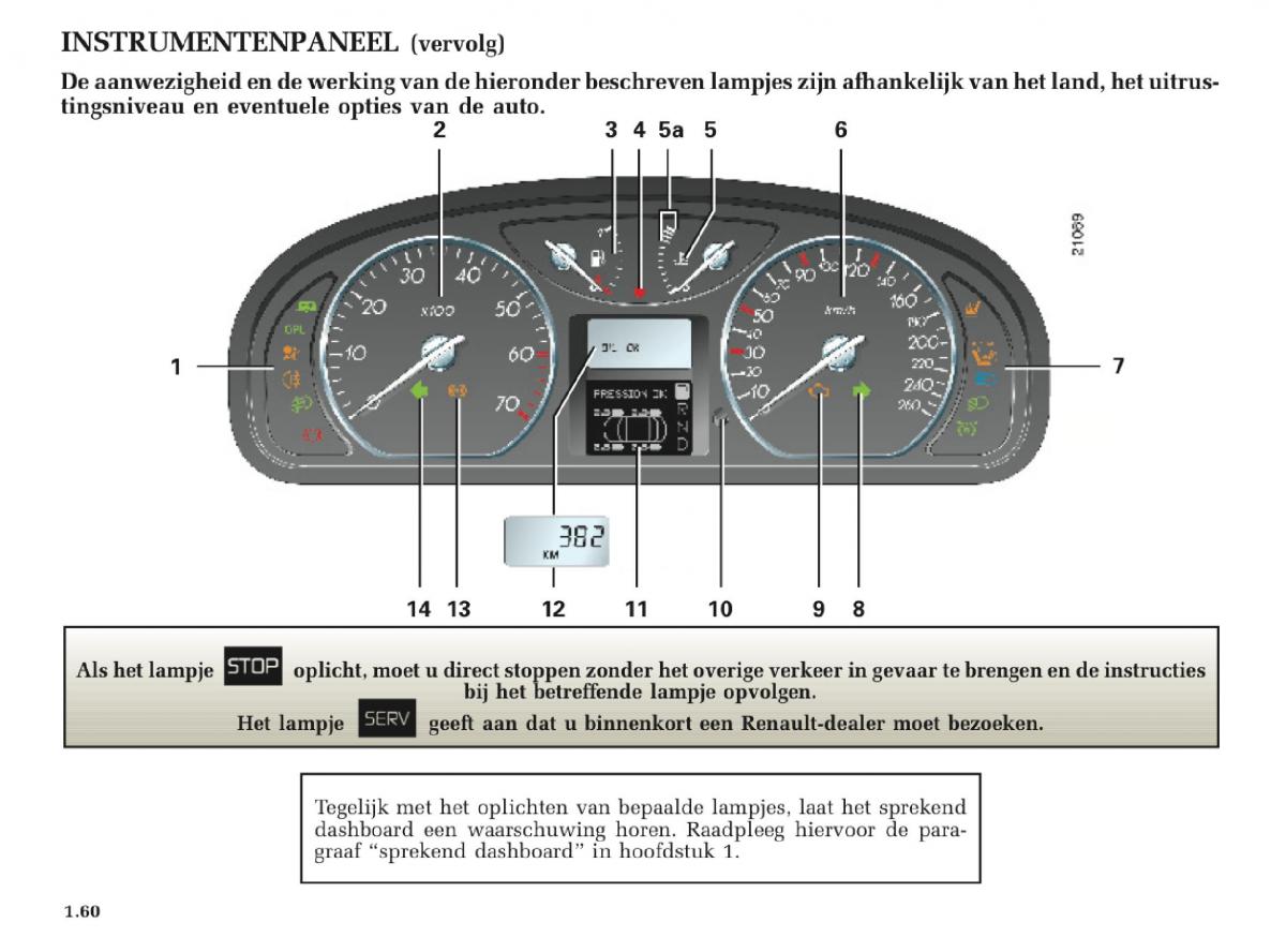 Renault Laguna II 2 handleiding / page 66