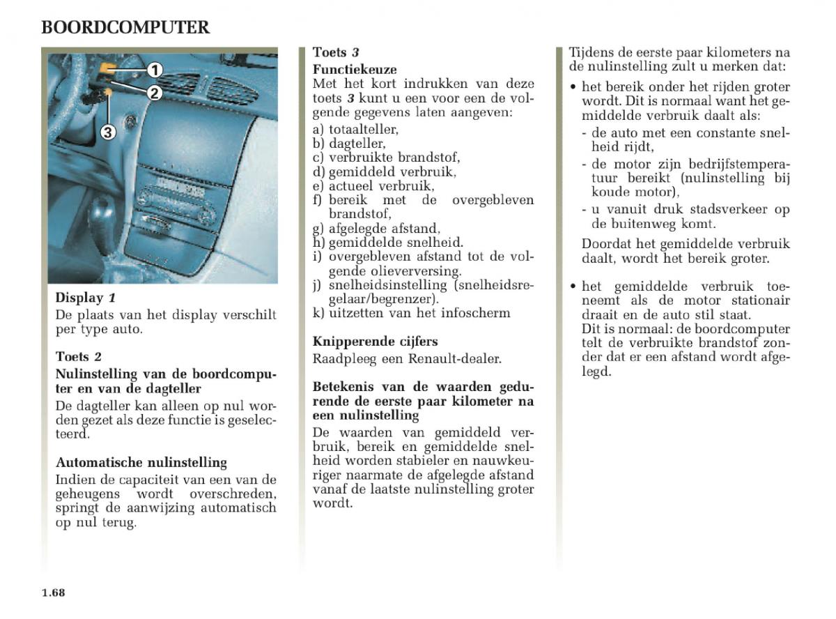 Renault Laguna II 2 handleiding / page 74