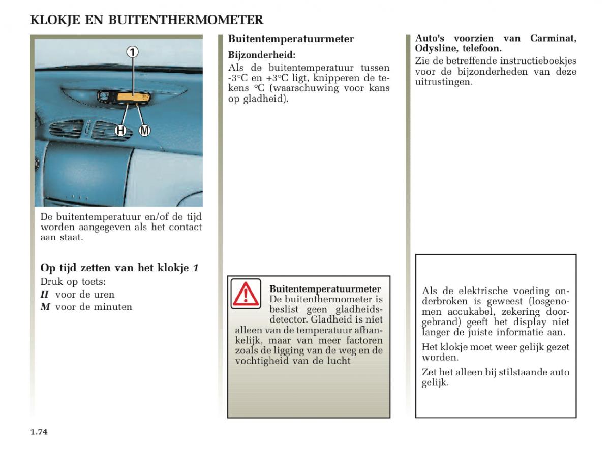 Renault Laguna II 2 handleiding / page 80