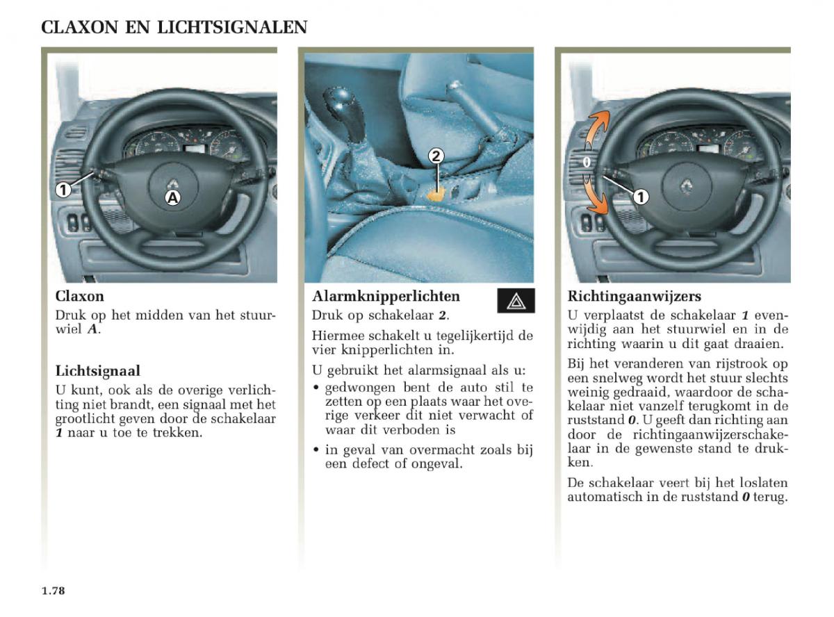 Renault Laguna II 2 handleiding / page 84