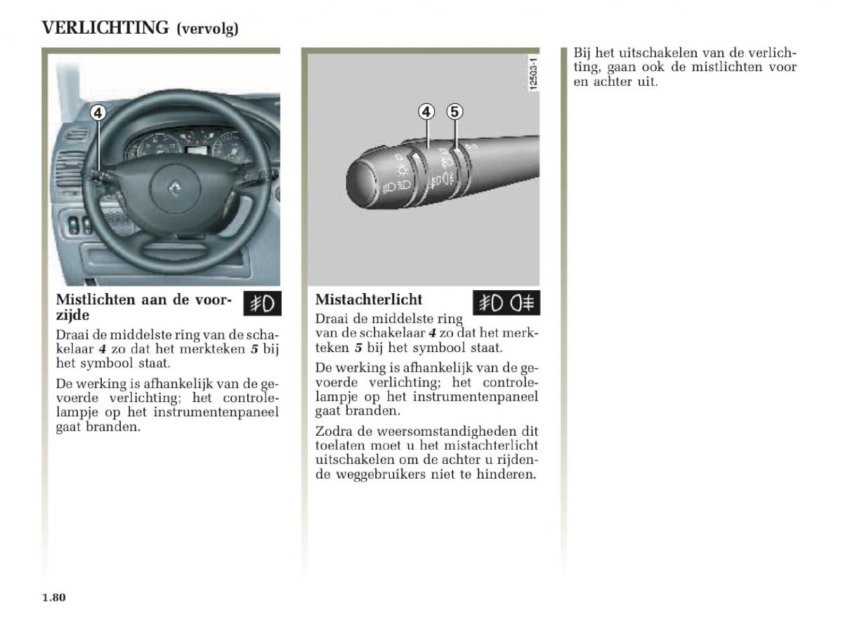 Renault Laguna II 2 handleiding / page 86