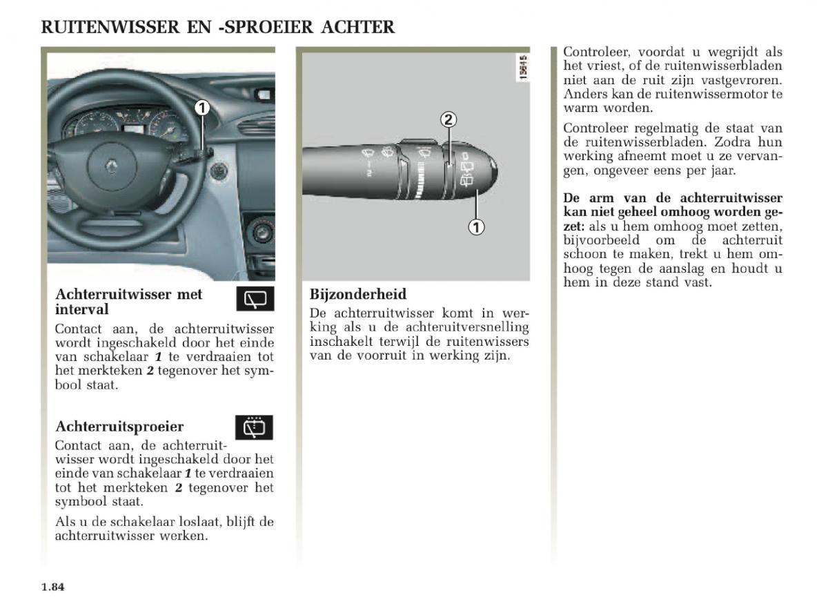 Renault Laguna II 2 handleiding / page 90