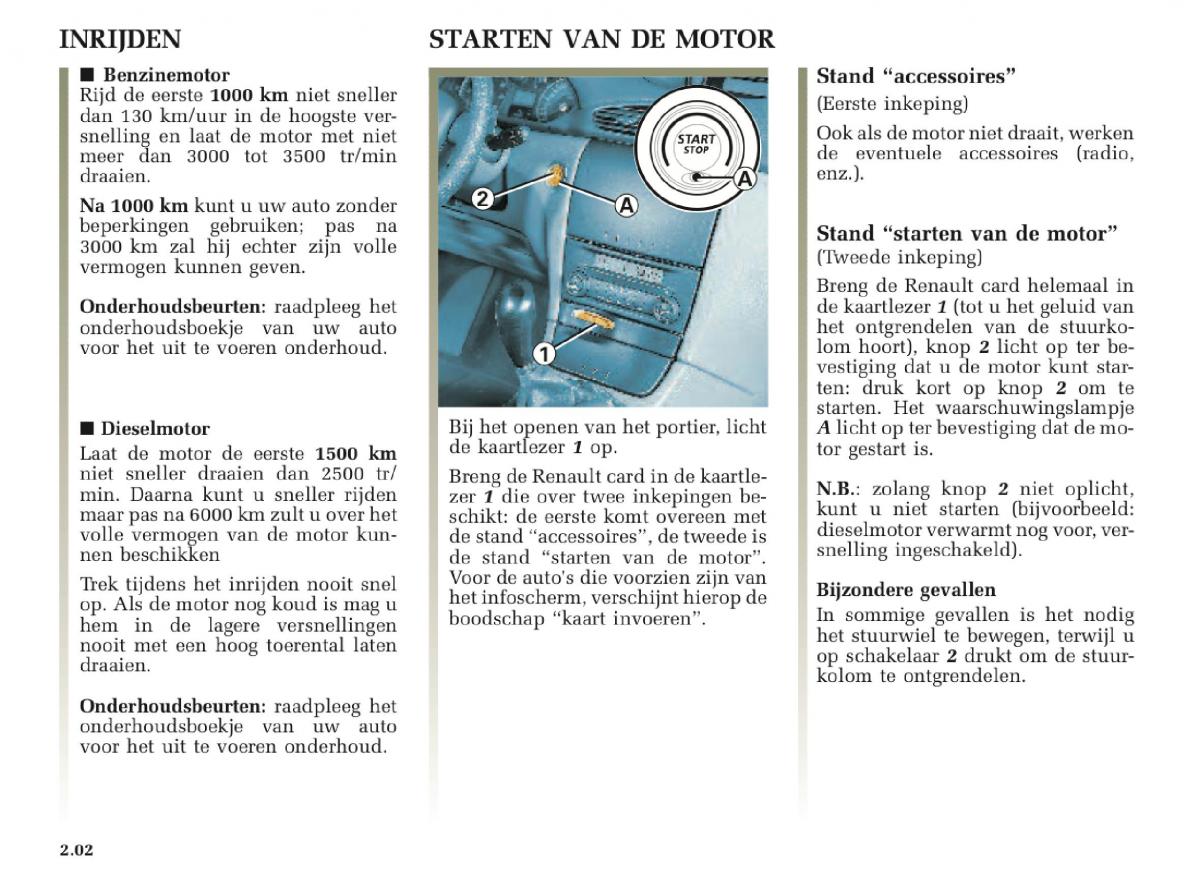 Renault Laguna II 2 handleiding / page 94