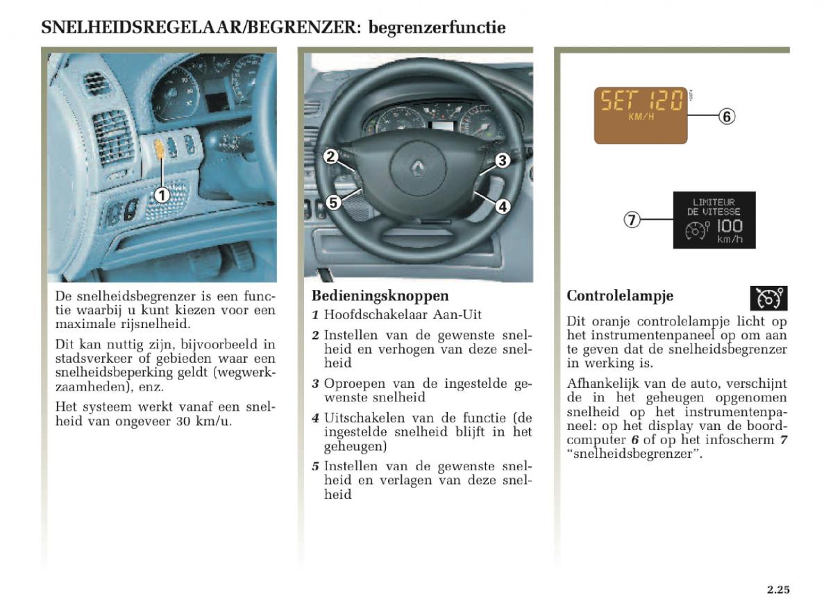 Renault Laguna II 2 handleiding / page 117