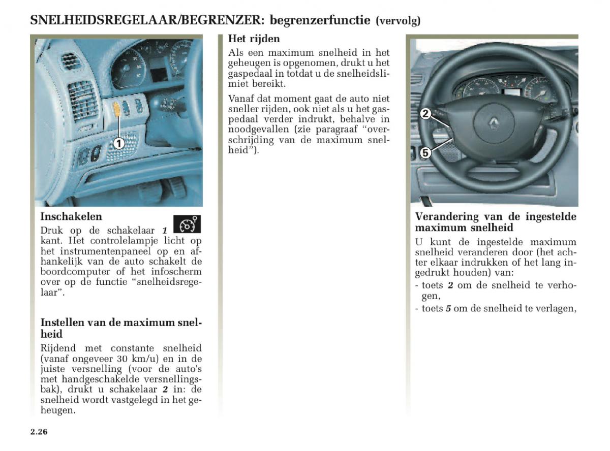 Renault Laguna II 2 handleiding / page 118