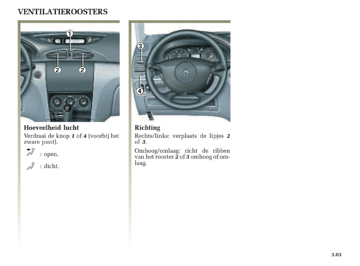 Renault Laguna II 2 handleiding / page 129