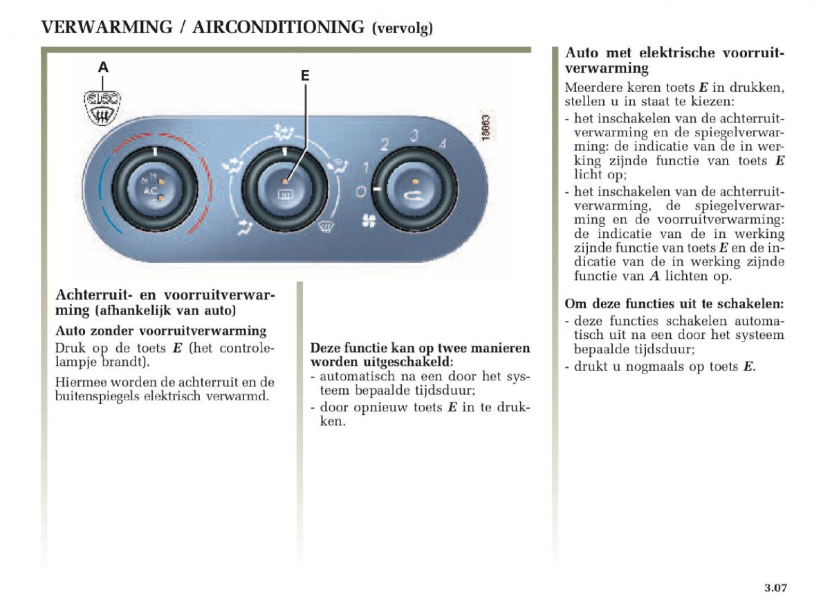 Renault Laguna II 2 handleiding / page 133