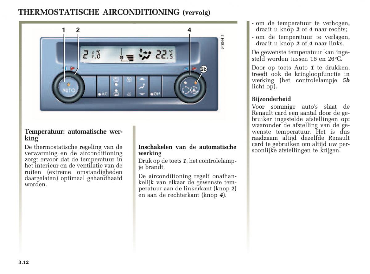 Renault Laguna II 2 handleiding / page 138