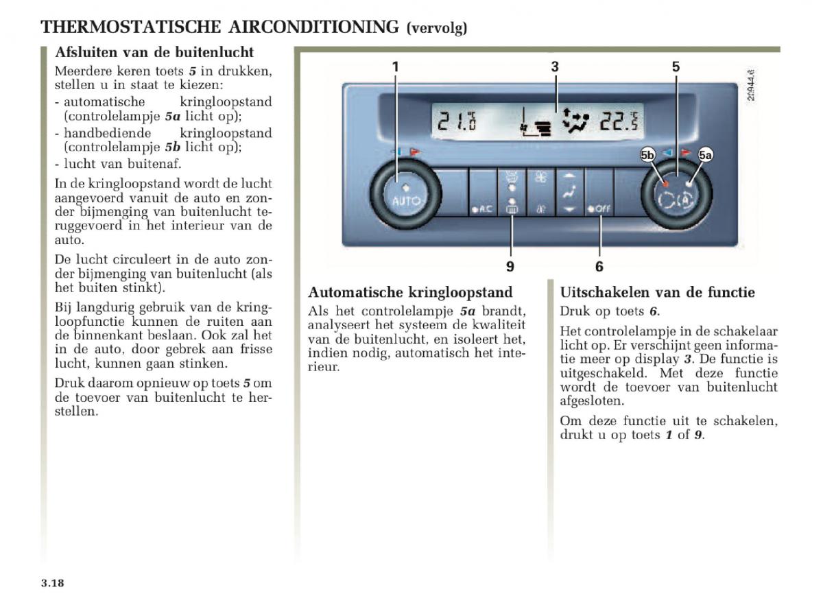 Renault Laguna II 2 handleiding / page 144