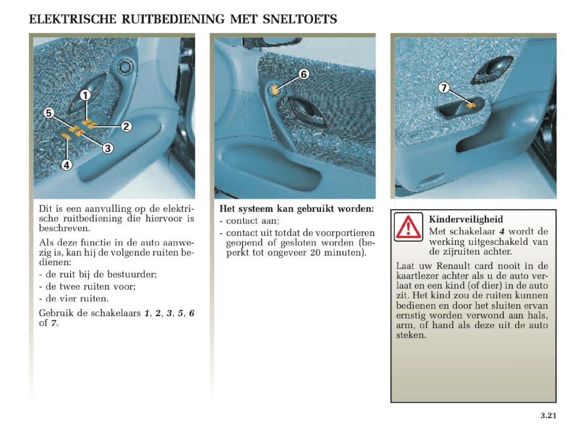 Renault Laguna II 2 handleiding / page 147