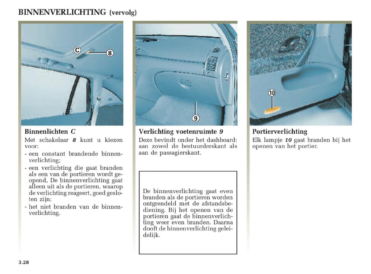 Renault Laguna II 2 handleiding / page 154