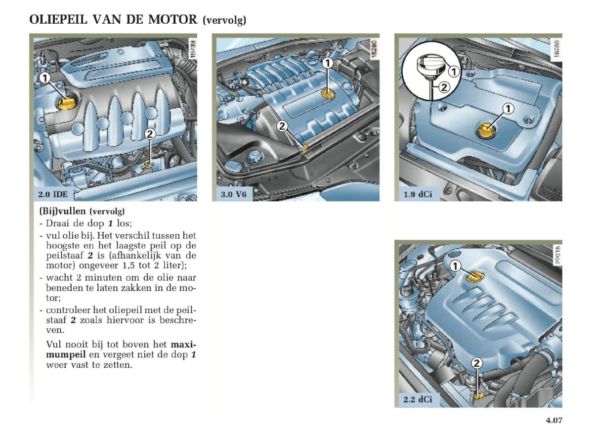 Renault Laguna II 2 handleiding / page 173