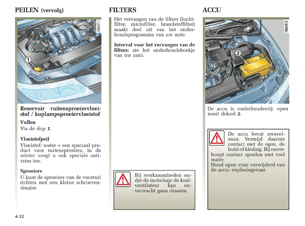 Renault Laguna II 2 handleiding / page 178