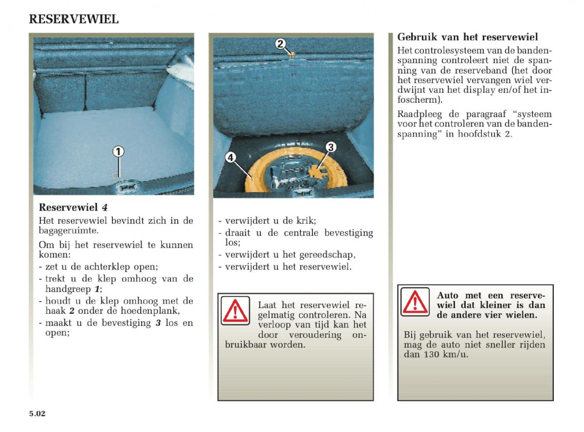 Renault Laguna II 2 handleiding / page 184