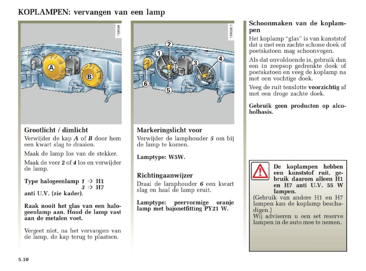 Renault Laguna II 2 handleiding / page 192